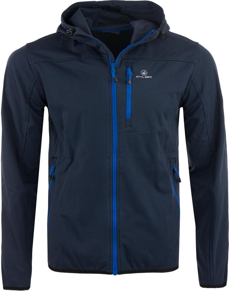 Męska Kurtka Softshell Athl. DPT Agar Granatowa 2XL Wodoodporna