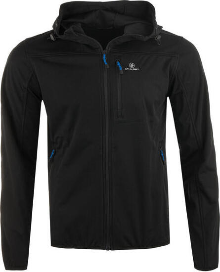 Athl. DPT Agar Herren-Softshelljacke, schwarz