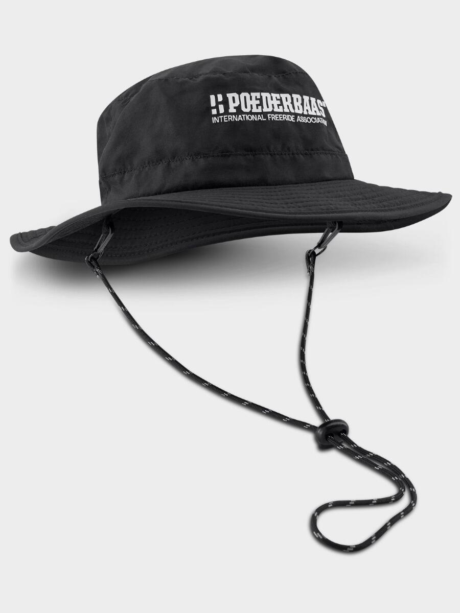 POEDERBAAS Bucket Hat - Freeride - Zwart