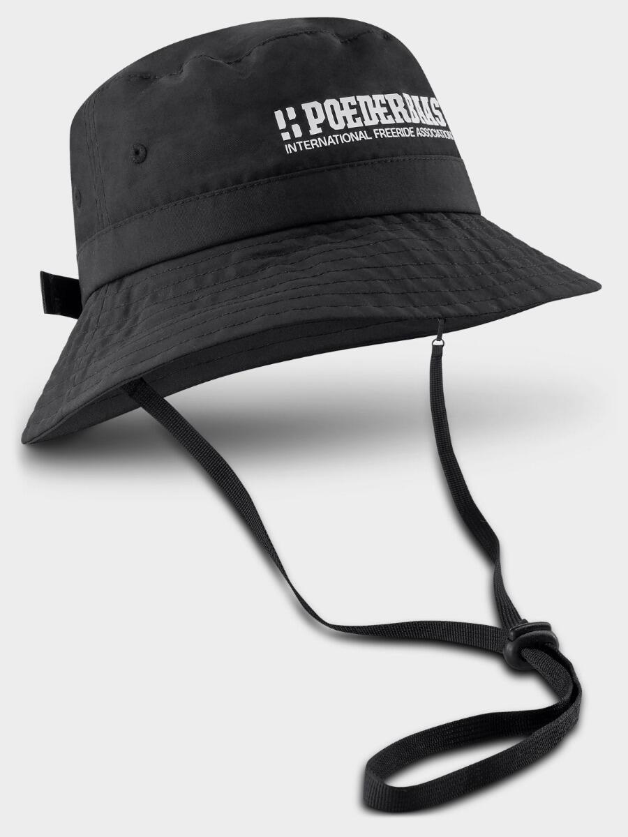POEDERBAAS Bucket Hat - Performance - UV bescherming - Zwart