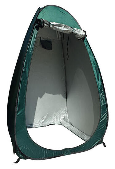 Pop Up Toilettenzelt blau