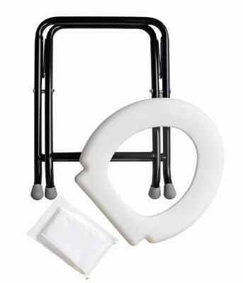 Klapptoilette weiß