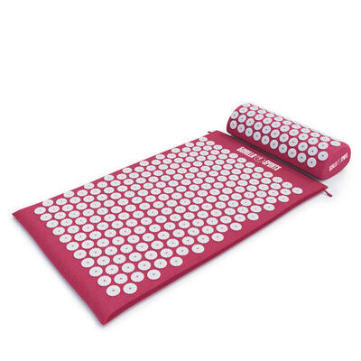 Acupressuur mat - spijkermat - rood
