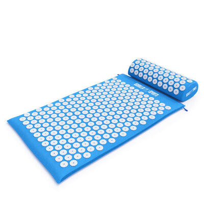 Acupressuur mat - spijkermat - licht blauw