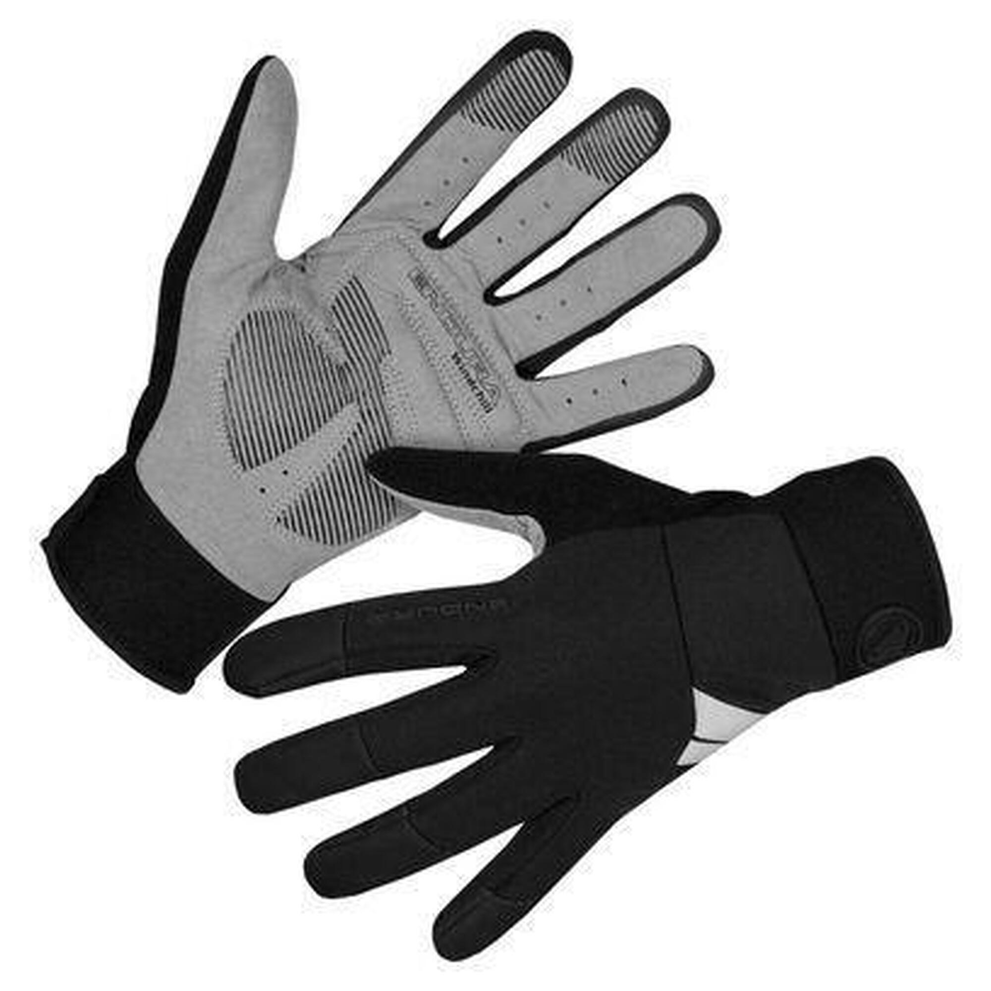 Endura - Gants Longs Coupe-vent Endura Windchill Noir - Gants - Noir - 40 M - Decathlon