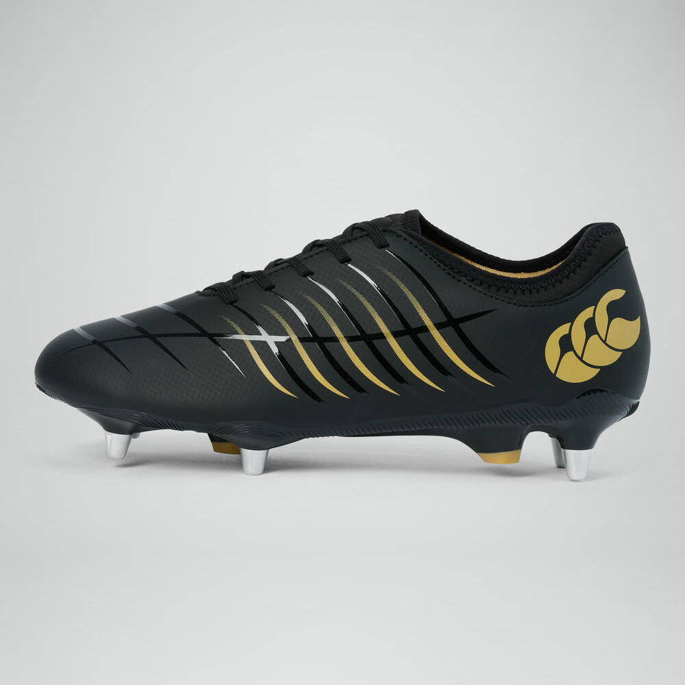 Canterbury - Crampons Canterbury Phoenix 2.0 Team Sg Noir Et Doré - Chaussures À Crampons - Noir - 41,5 - Decathlon