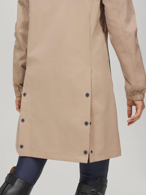 Tommy Hilfiger Equestrian Edinburg Regenjas Dames Beige - 6/7