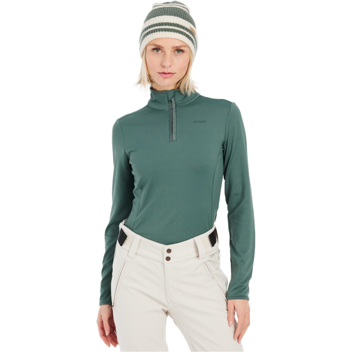 Polaire 1/4 zip femme Protest Refabriz 4/7