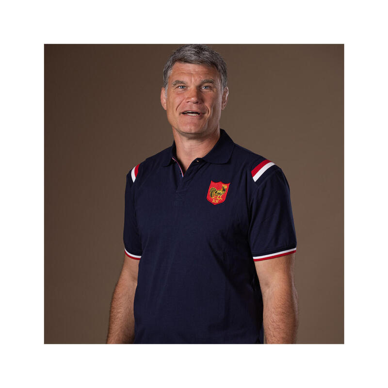 Polo manches courtes de rugby homme Esprit d'Equipe
