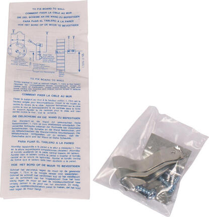 Winmau Dartscheibenhaken + Handbuch