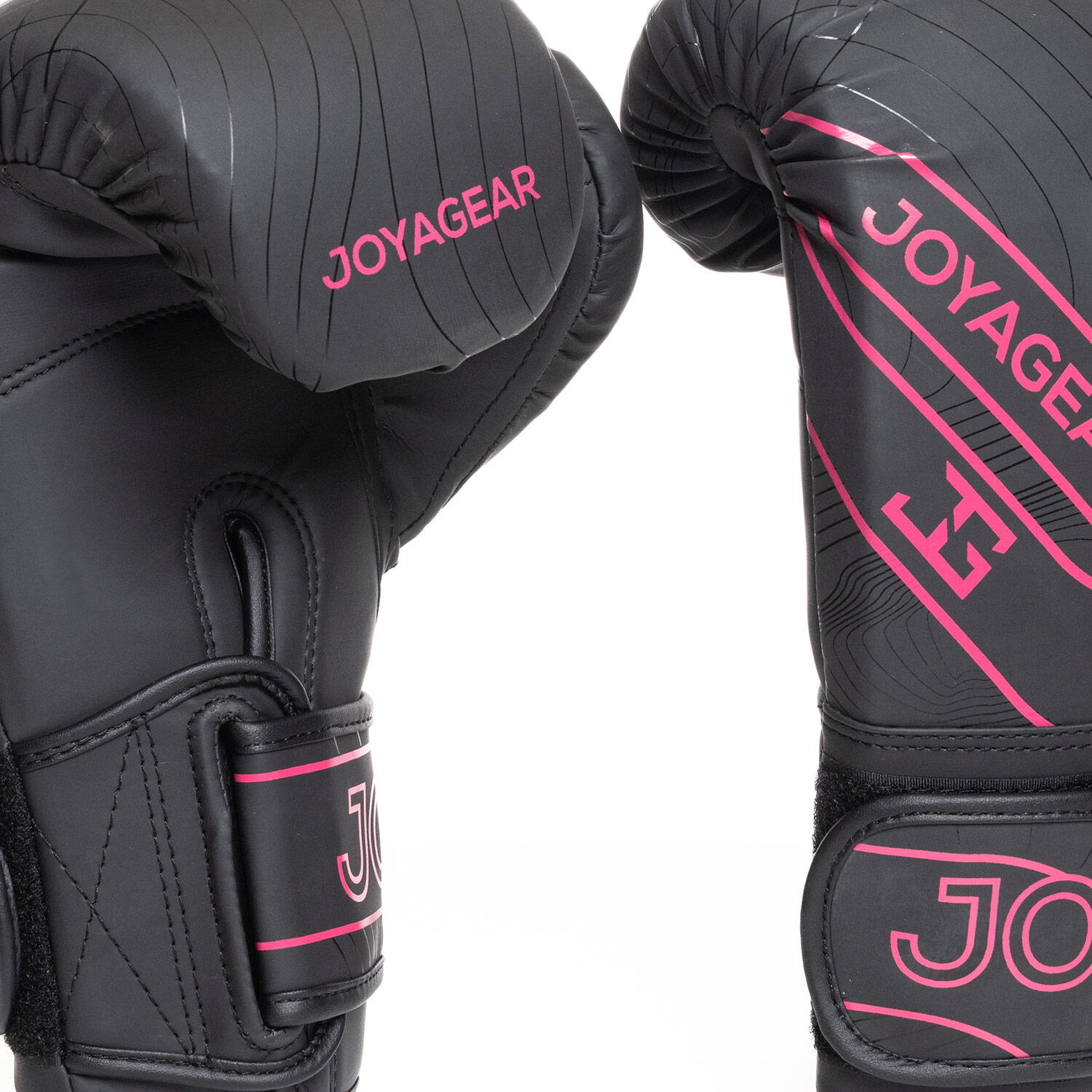 Joya Kickbokshandschoenen Essential Zwart/Roze 2/5
