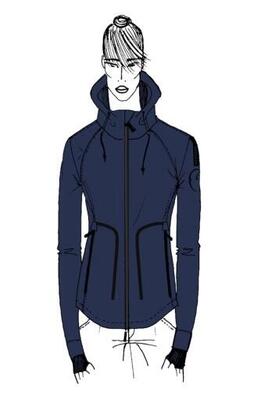 Vestrum sanremo softshell jas dames blauw
