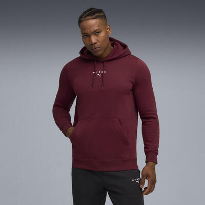 Felpa con cappuccio PUMA x HYROX Heavyweight da uomo PUMA Ruby Shimmer Red