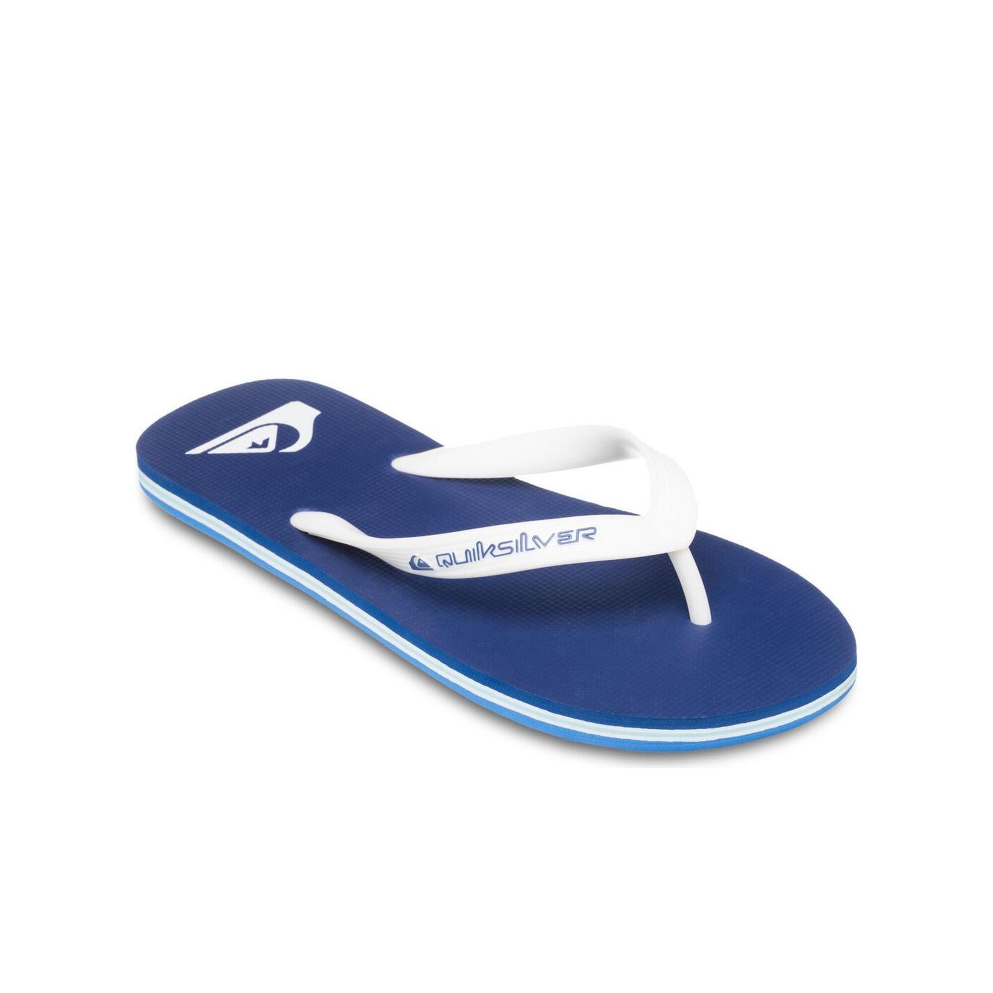Quiksilver - Tongs Molokai Core Bleu Homme - Tongs - Bleu - 42 - Decathlon