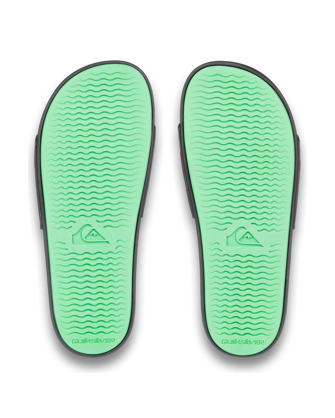 Chinelos Quiksilver Rivi Wordmark Slide II Masculinos 4/4
