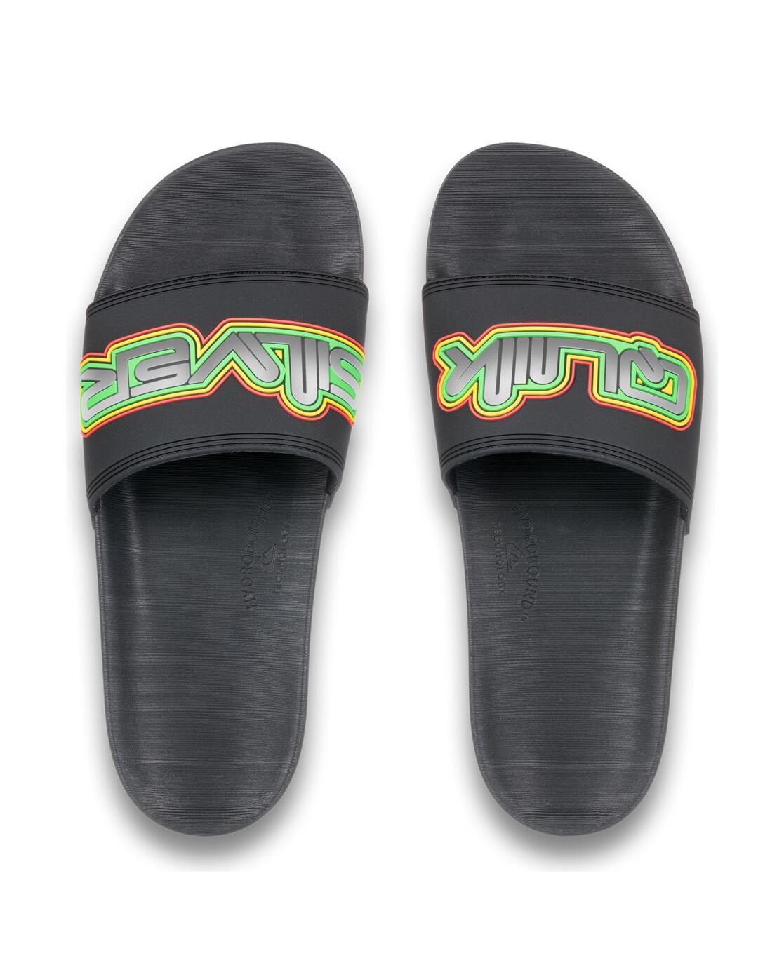 Chinelos Quiksilver Rivi Wordmark Slide II Masculinos 3/4