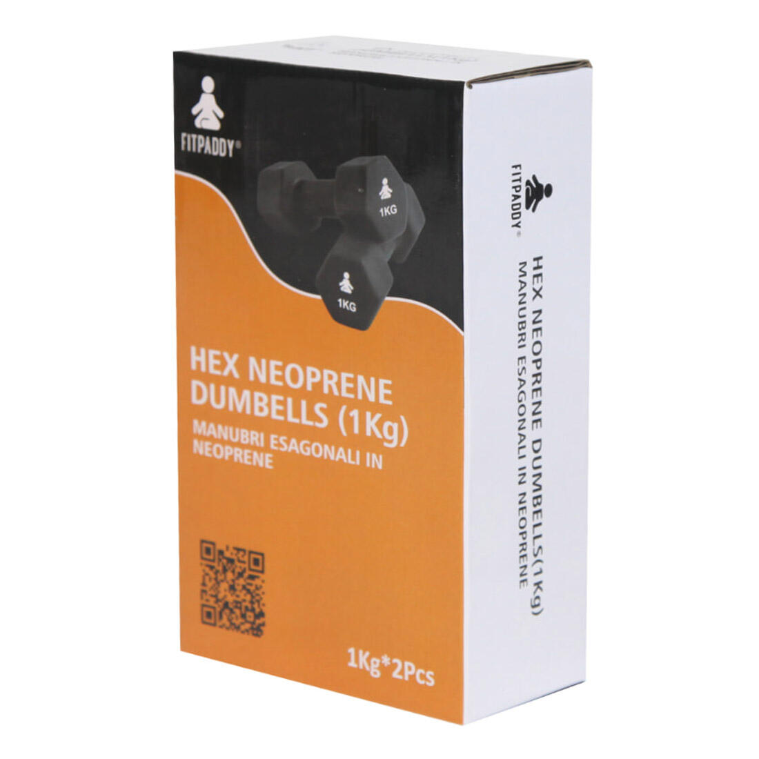 Haltère Fitpaddy Hexagonal Neoprene-Coated (x2) 4/4