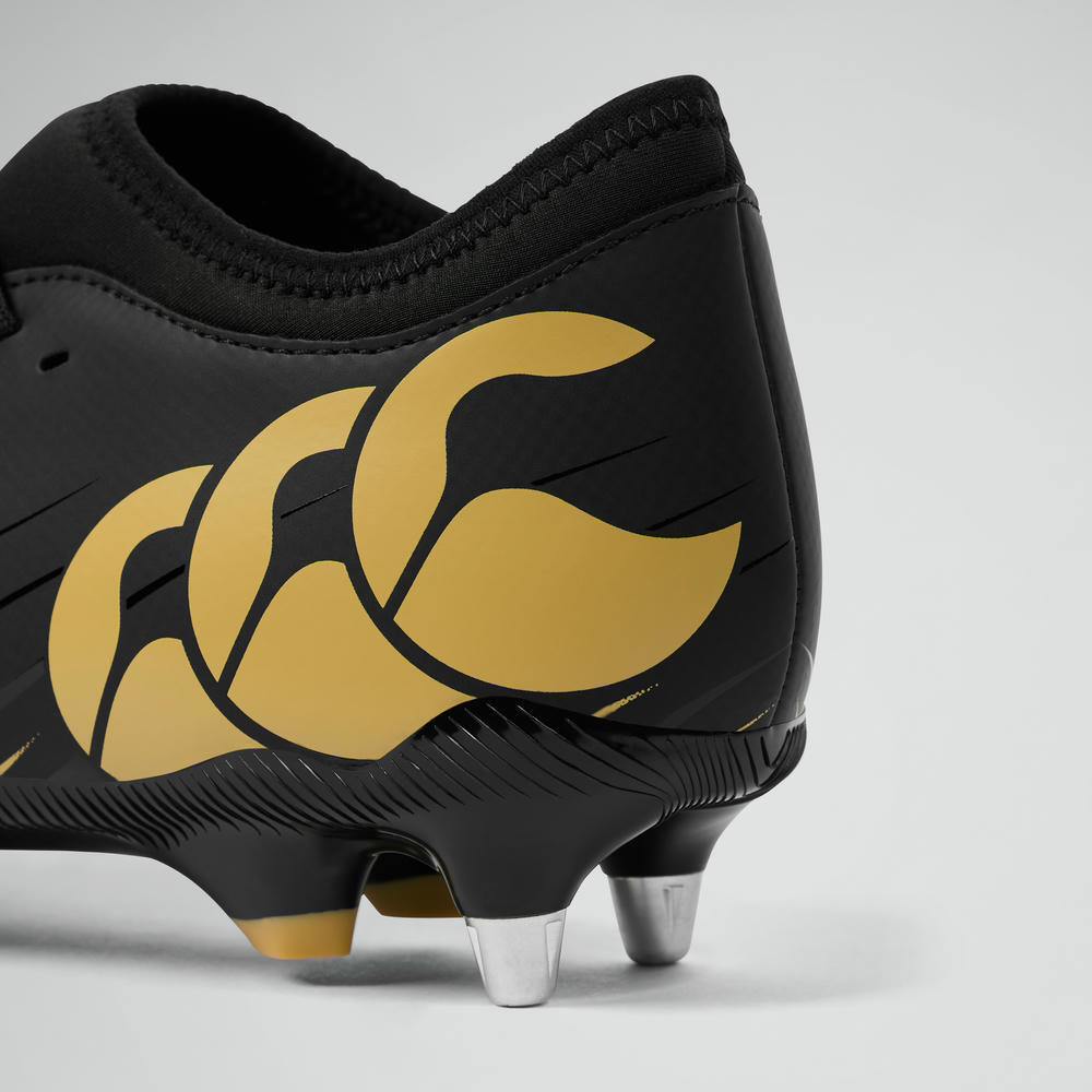 Crampons Canterbury Speed Falcon Team Sg Noir et doré 5/7