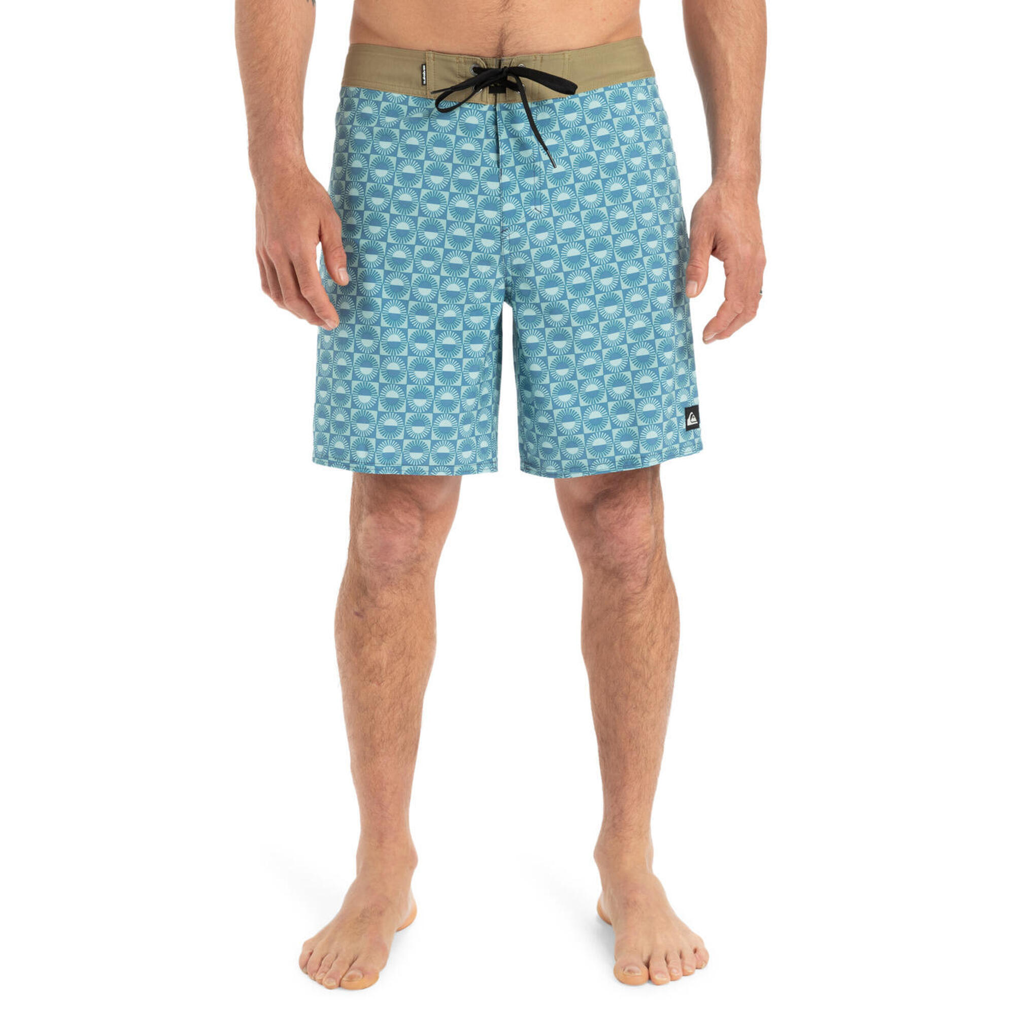 Quiksilver - Boardshort Surfsilk Straight Leg 18" Bleu Homme - Boxer De Bain - Bleu - 42 M/l - Decathlon