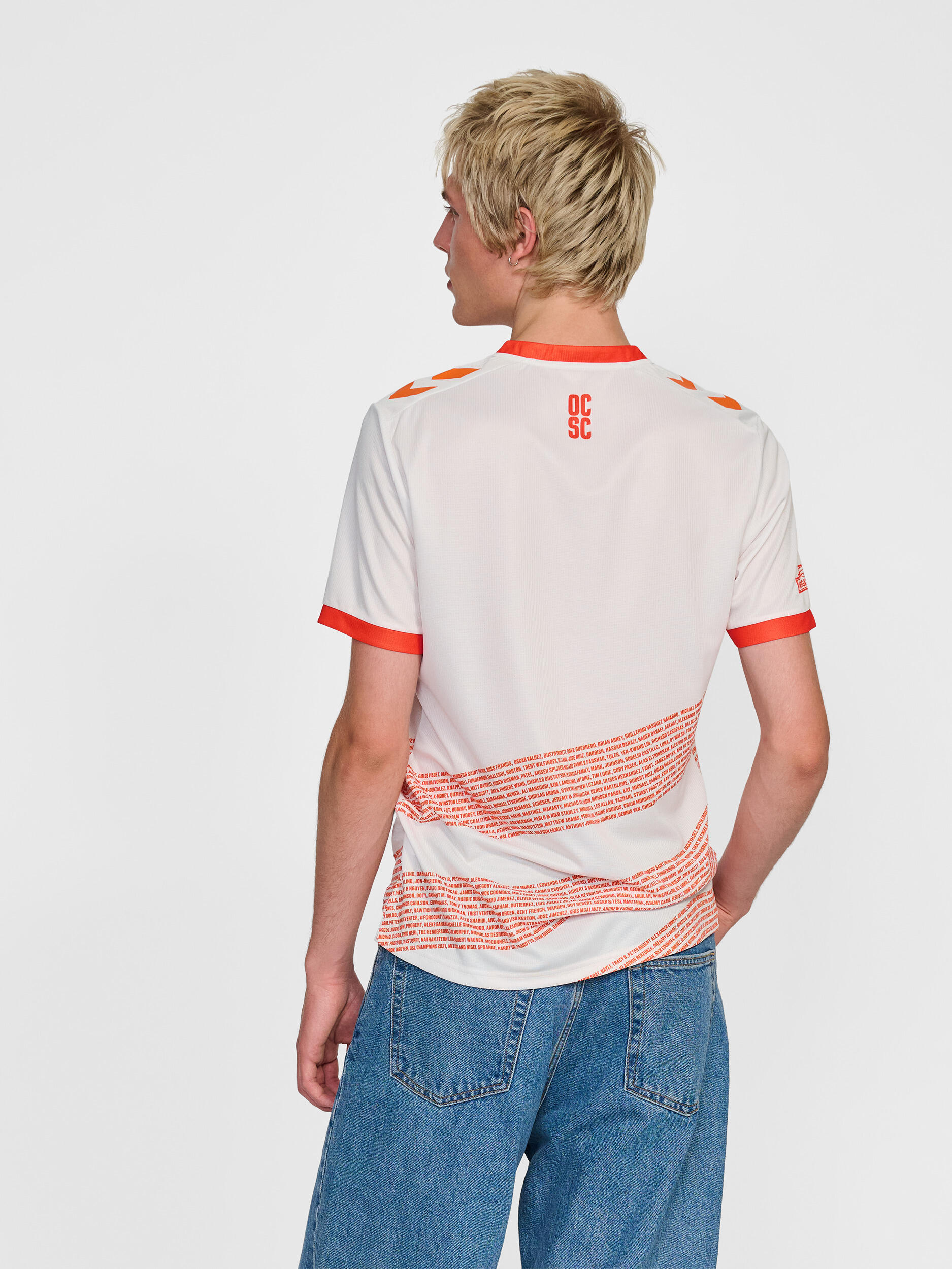 Maglia gara Away Hummel Orange County 2025/26 3/7
