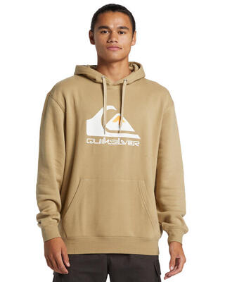 Hoody big logo beige heren