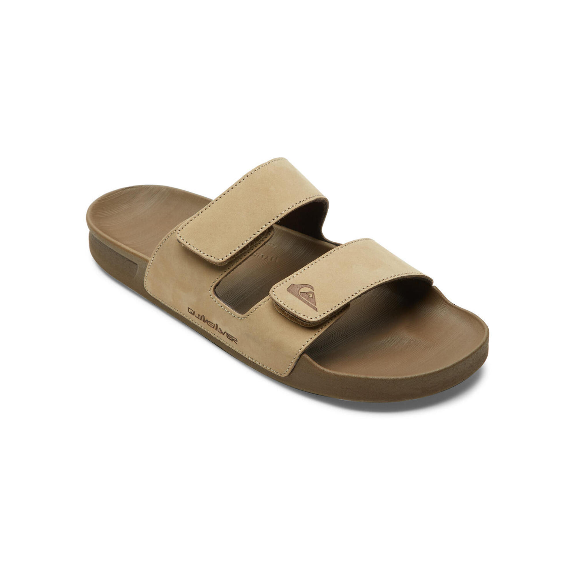 Klapki męskie Quiksilver Rivi Leather Double Adjust