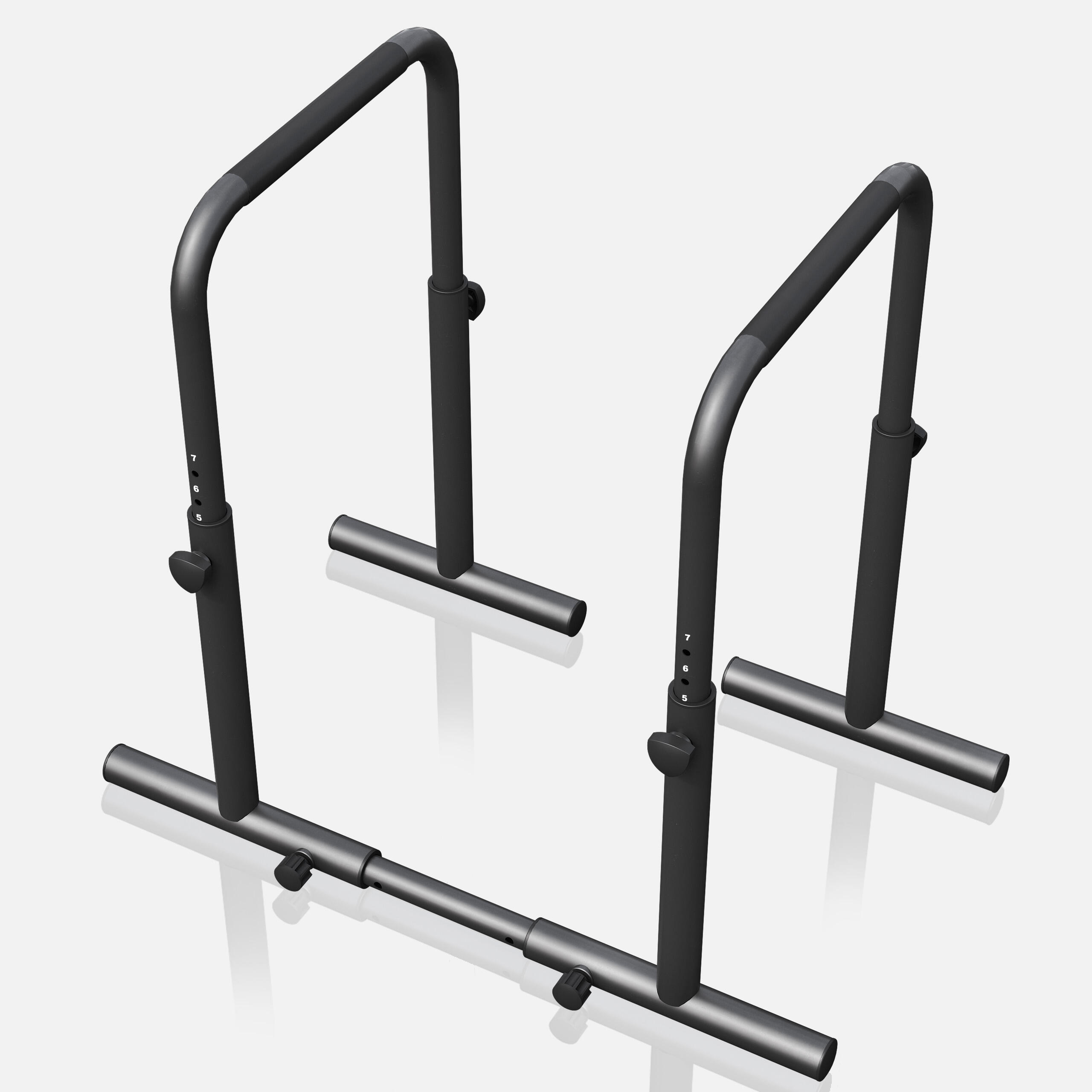 Dip Bars – Verstelbare Hoogte – Belastbaar tot 500 kg –  Push up stand bar - 5/7