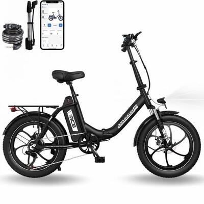 Bicicletta elettrica pieghevole per adulti 20'' E-Bike 36V 15.6Ah - RCB RK6