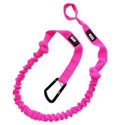 Longe de tranction ONE pour chien canicross jogging orange, mousqueton noir