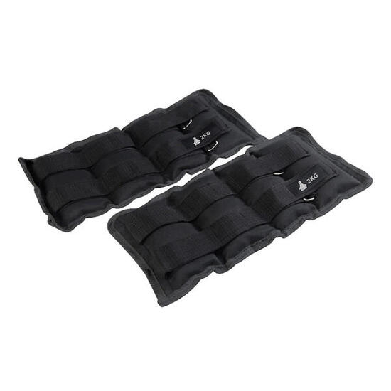Coppia di pesi per caviglie/polsi - 2 pezzi: 2 kg + 2 kg