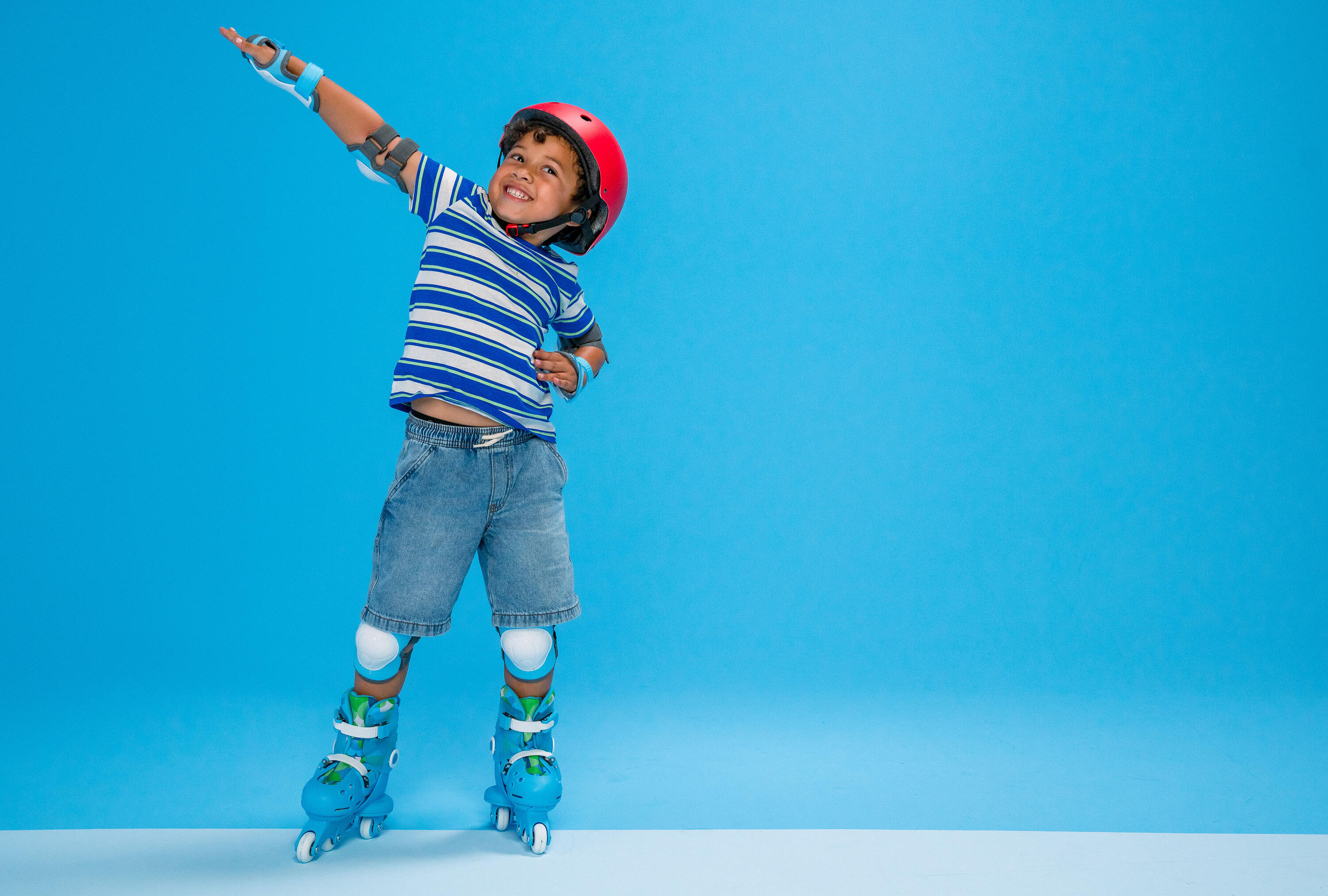Yvolution - Twista Skates - Verstelbare Kinderskeelers - Blauw - Maat 24-28 6/7