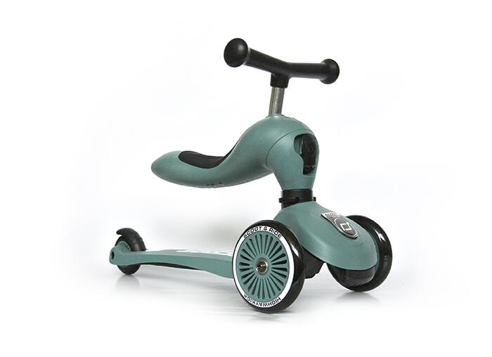 Trottinette 2-en-1 avec siège & 3 roues - Highwaykick 1 Forêt 2/7