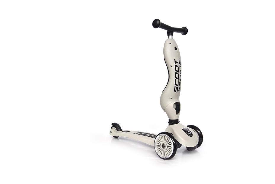 Trottinette 2-en-1 avec siège & 3 roues - Highwaykick 1 Cendré 3/5