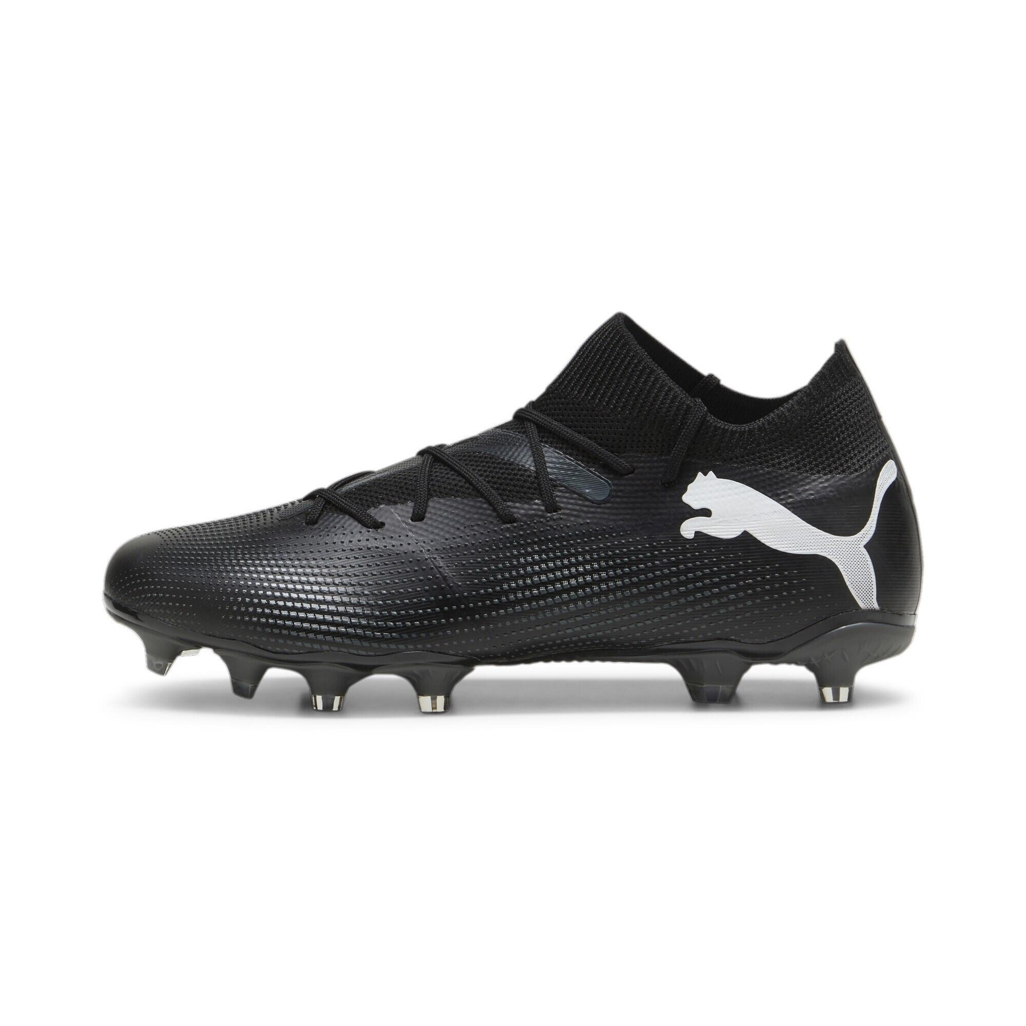 Încălțăminte de fotbal bărbați Puma Future 7 Match FG/AG neagră
