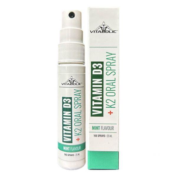 Oral Spray Vitamin D3+K2 Menta 25ml