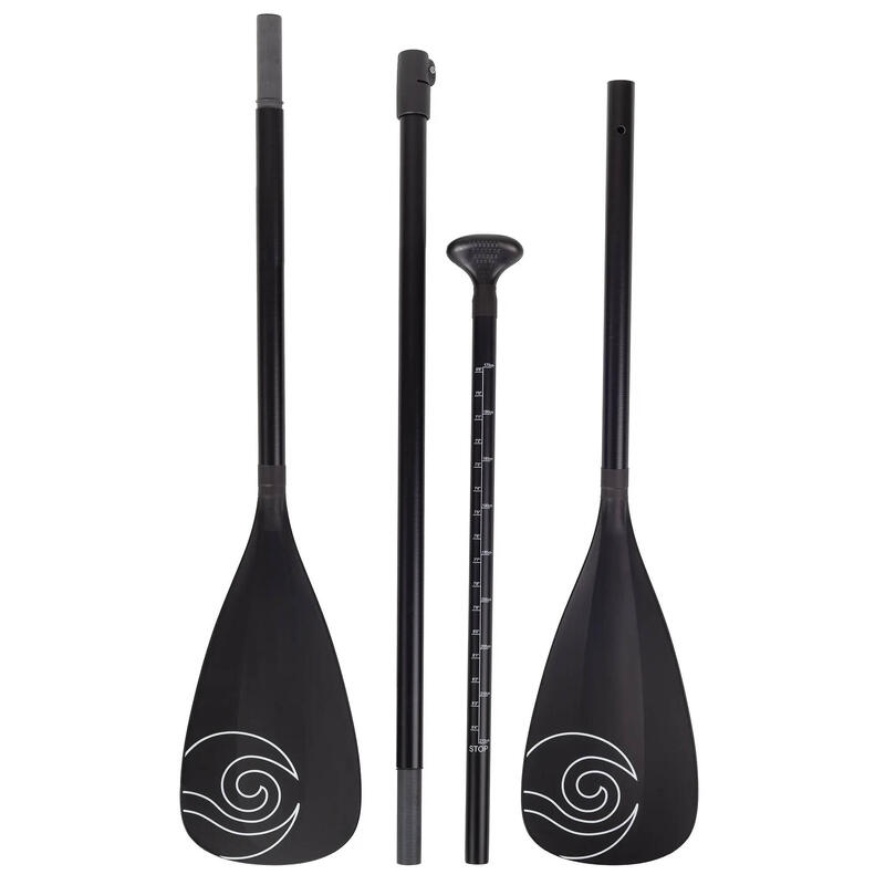 Wiosło 2w1 SUP/Kajak Sun Reflections 4-cz. – Lekkie, Regulowane, Karbon