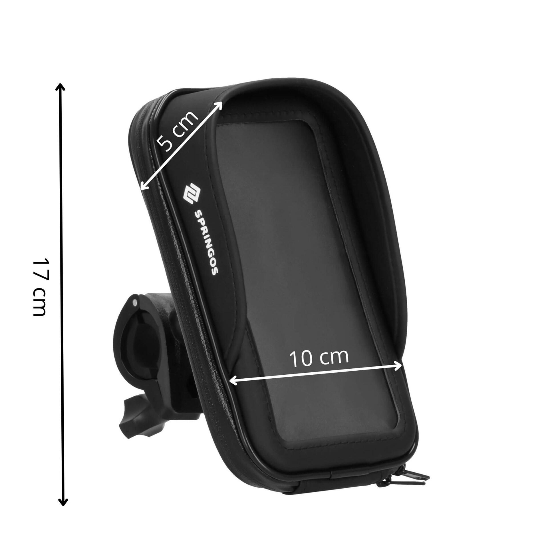 Sakwa rowerowa, etui wodoodporne z uchwytem na telefon, organizer rowerowy 2/7