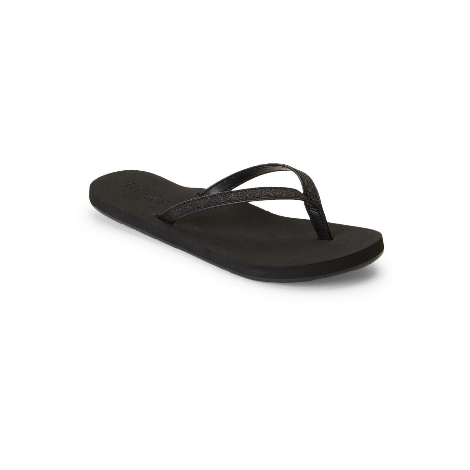 Roxy - Tongs Napili Noir Femme - Tongs - Gris - Decathlon