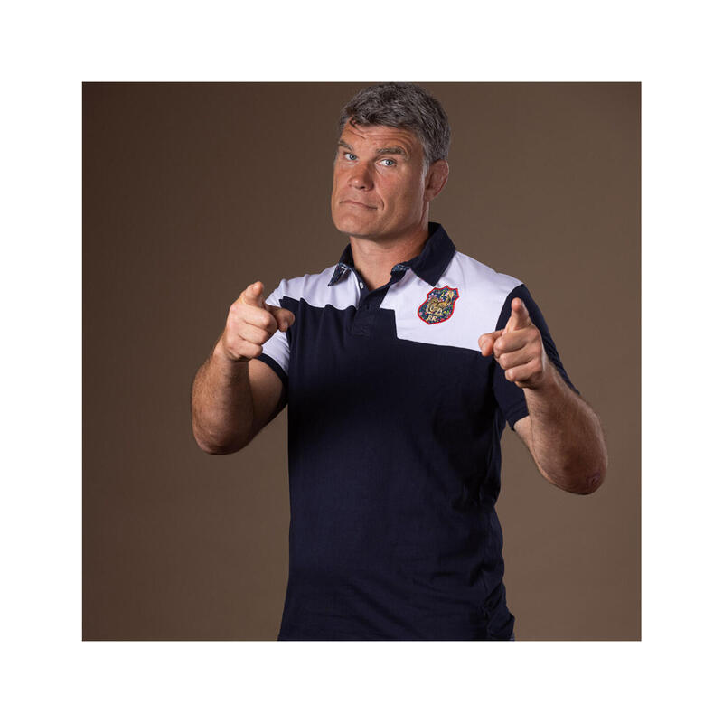 Polo manches courtes de rugby homme Rooster