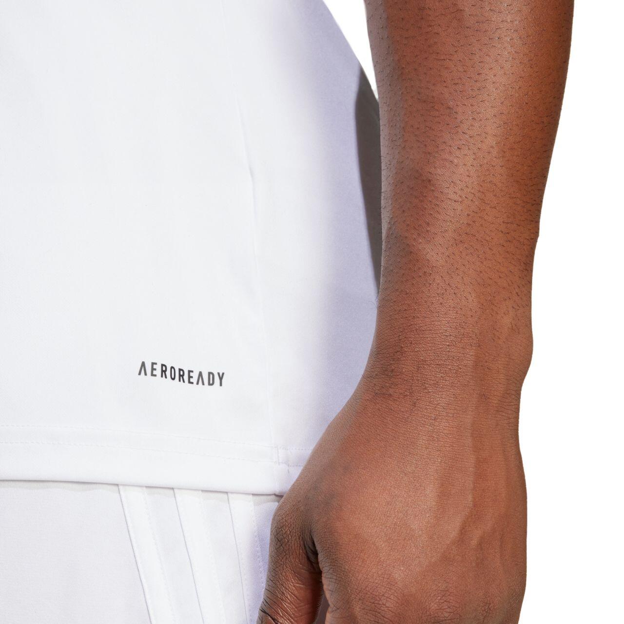 T-shirt adidas Voetbal Wit met AEROREADY Technologie 6/8