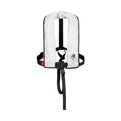 gilet de sauvetage automatique 165N ISO avec harnais - vert olive