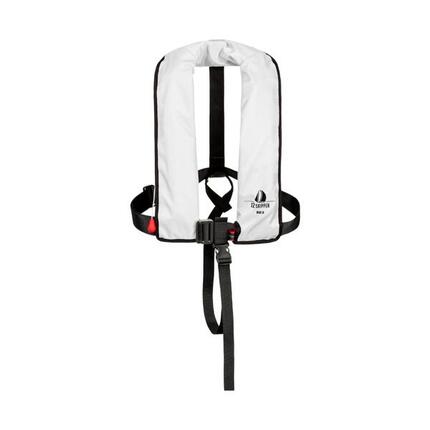 Automatik-Rettungsweste 165N ISO mit Harness, olive