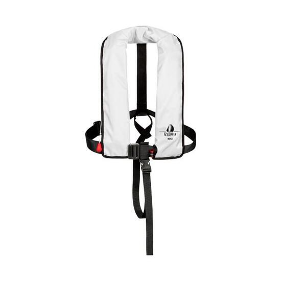 Automatik-Rettungsweste 165N ISO mit Harness, olive