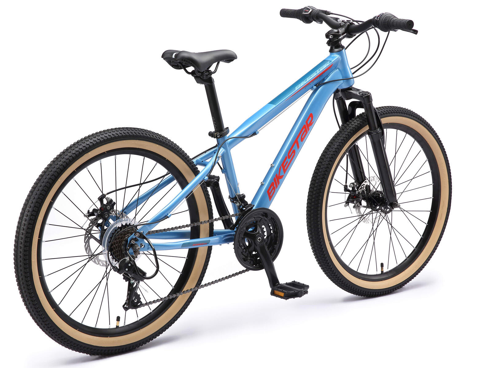MTB 24" bici bambini 9 anni, hardtail, 21 velocità, freno a disco 3/7