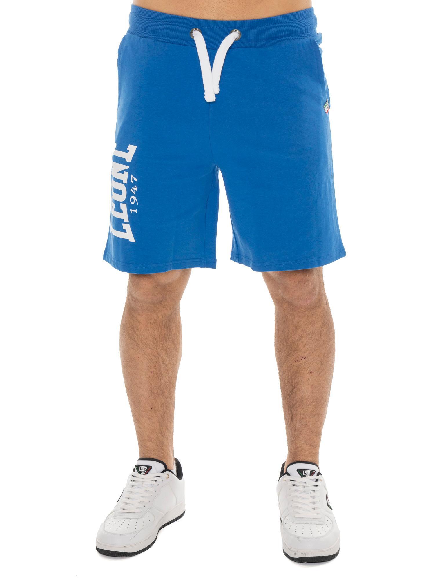 Shorts masculinos com grande logotipo leone basic
