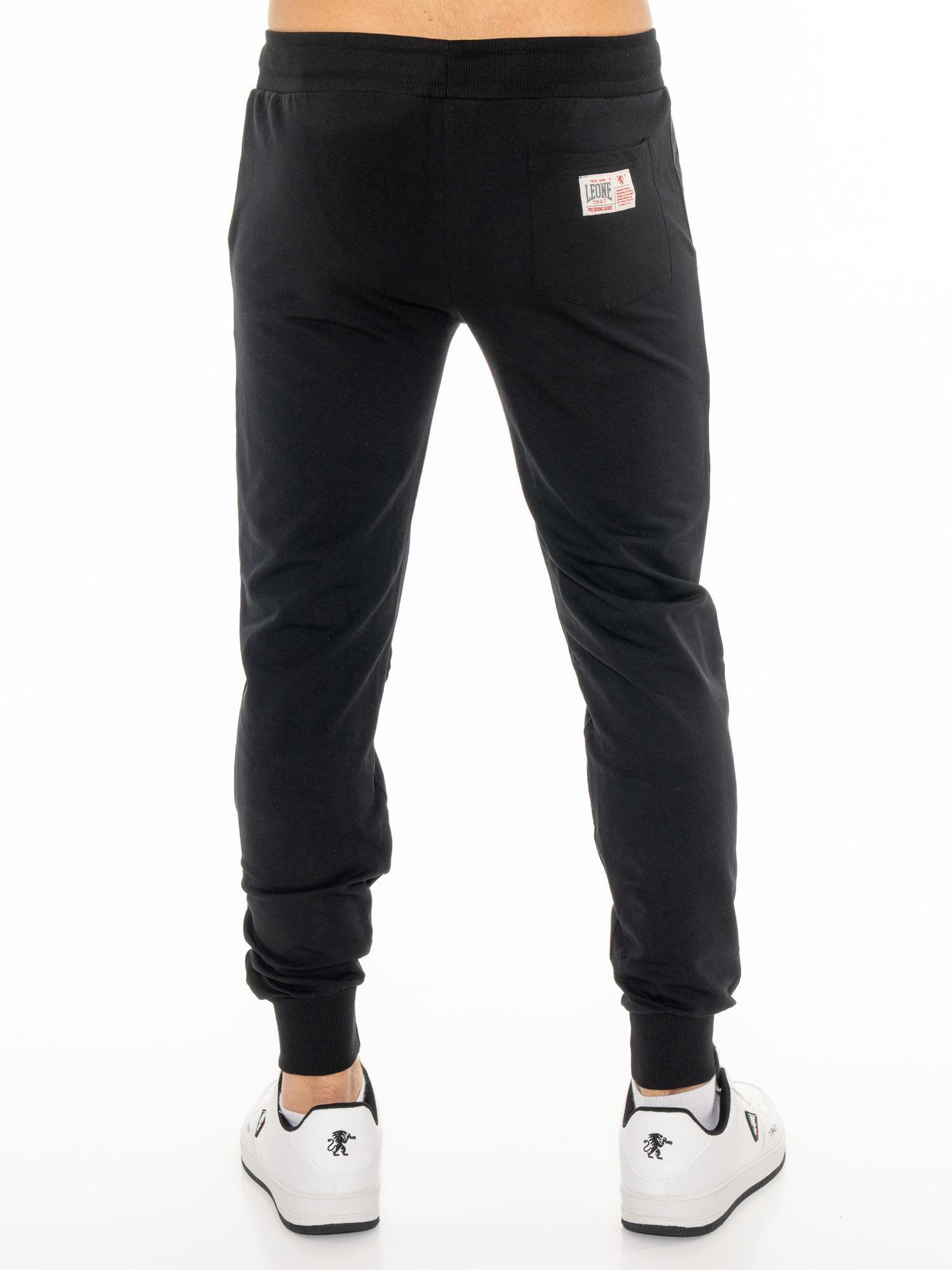 Pantaloni sportivi da uomo con logo grande Leone Basic 4/7