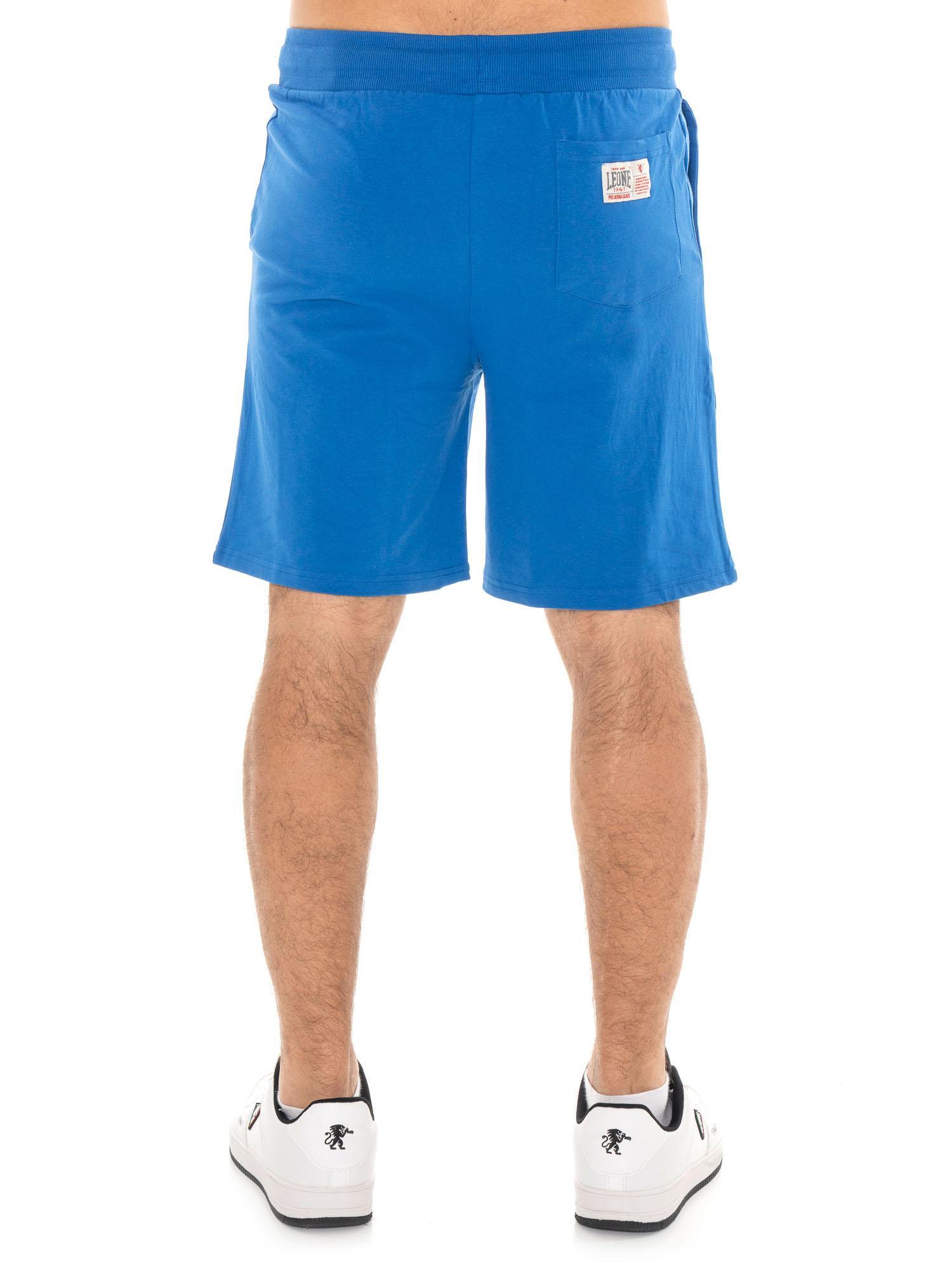 Pantalones cortos básicos para hombre Leone con logo grande 4/7