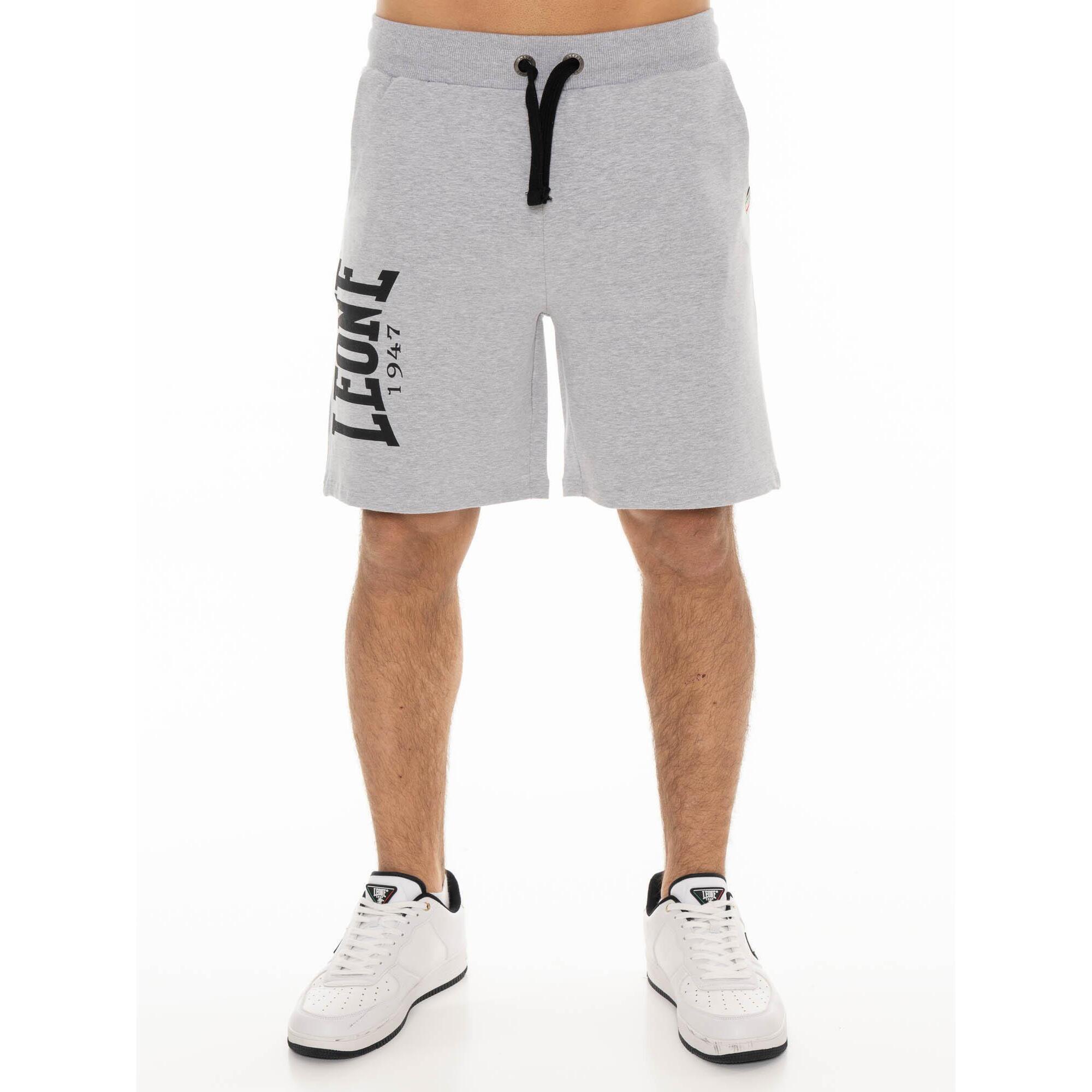 Leone 1947 Apparel - Short Homme Avec Grand Logo Leone Basic - Shorty De Running - Gris - 40 M - Decathlon