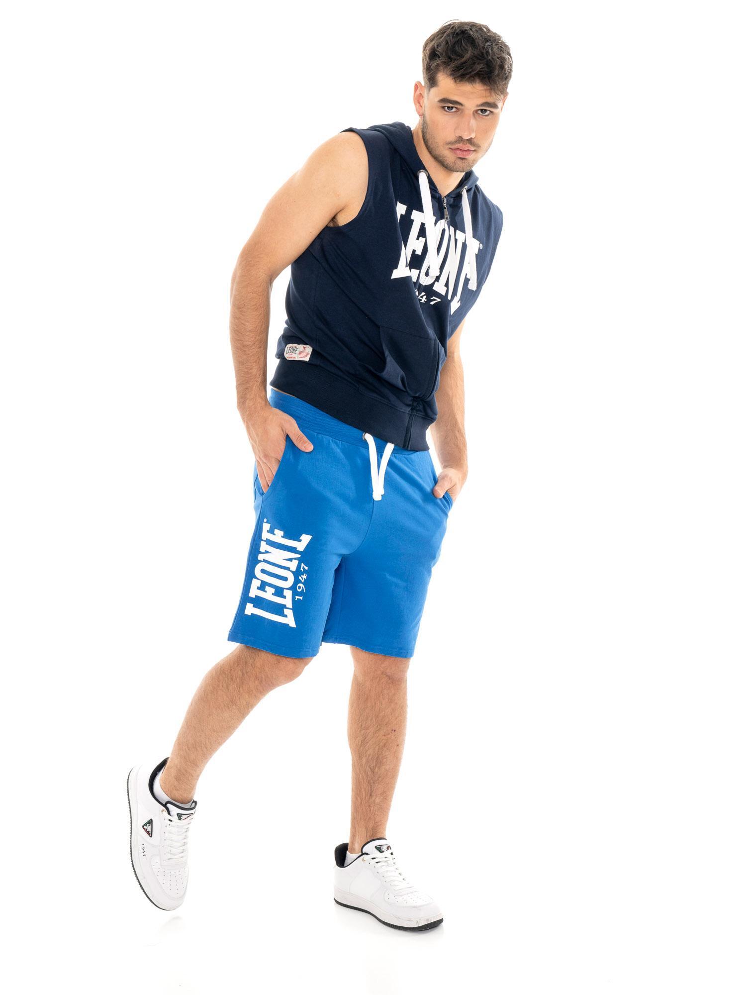 Pantalones cortos básicos para hombre Leone con logo grande 5/7