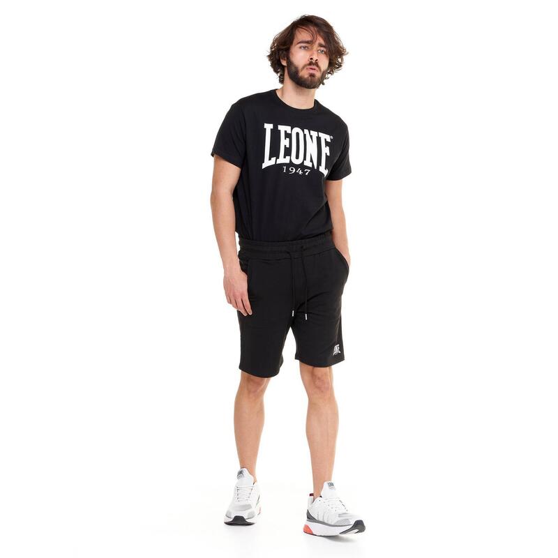Pantaloni scurți Leone Basic din bumbac pentru bărbați